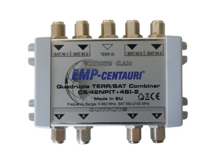 Satelitný zlučovač (C5/4ENP(T+4S)-2), 4xSAT IF+1xTV terr., vnútorný, záruka 48 mesiacov