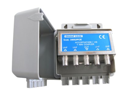 Anténny zlučovač Emme Esse 83199CE, na stožiar, vstup 4xUHF pre ant. štvorke