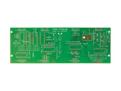 Plošný spoj TIPA PT011B CMOS digitálne hodiny s voliteľnými LED displejmi