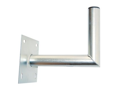Anténny držiak 25 na stenu so základňou 16x16 priemer 42mm výška 16cm žiar.