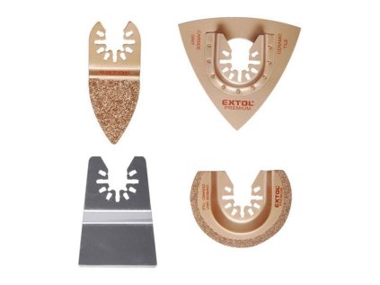 Nástavce na multifunkčné náradie EXTOL PREMIUM 8803822 4ks na obklady