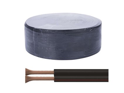 Dvojlinka ECO 2x0,75mm2 čierno/červená EMOS S8273 100m