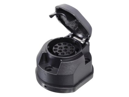 Zásuvka ťažného zariadenia 13 pólov s tesnením COMPASS 07445