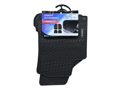 Koberce gumenné COMPASS PERFECT FIT P1 s fixáciou sada 4ks