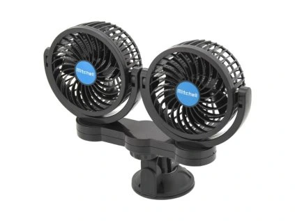 Ventilátor MITCHELL 07222 DUO na prísavku 12V