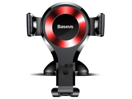 Držiak do auta BASEUS GRAVITY s prísavkou čierna/červená