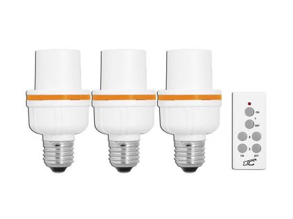 Diaľkovo ovládaná pätice žiarovky LTC LXU203 3+1