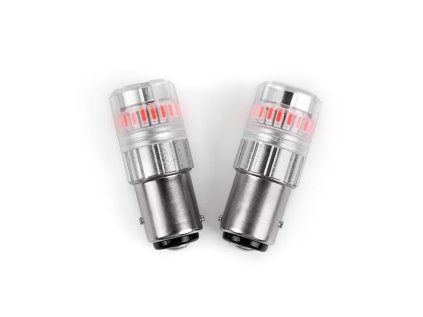 Autožiarovka LED BAY15D 12V CARCLEVER 95AC004Red červená