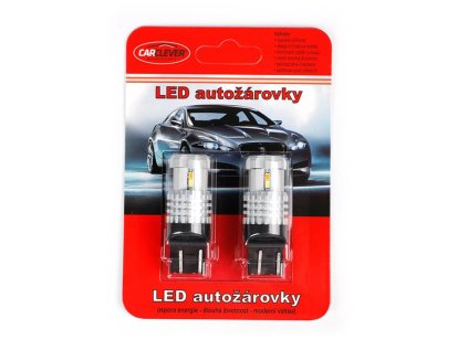 Autožiarovka LED T20 12V CARCLEVER 95AC010 biela/oranžová