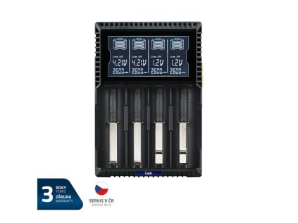 Nabíjačka batérií GETI GDC4U Li-Ion LiFePO4 NiCd NiMH