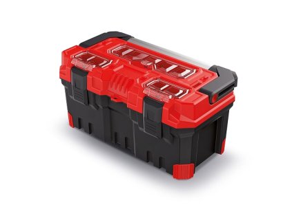 Kufor na náradie KISTENBERG TITAN PLUS červený 496x258x240mm