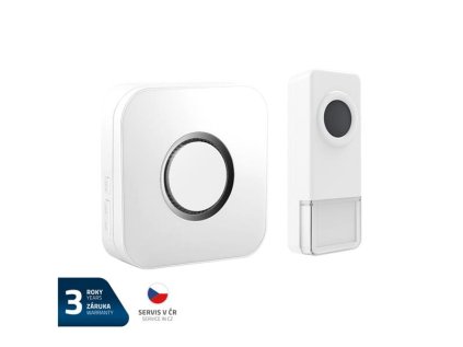 Zvonček bezdrôtový GETI GWD307W na batérie