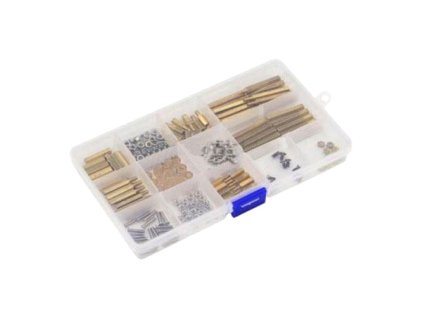 Dištančné stĺpiky, skrutky a matičky M2,5 a M3 - sada 60ks stĺpikov