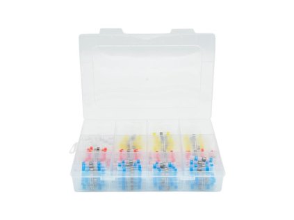 Káblová spojka spájkovacia s cínom a bužírkou, sada 250ks