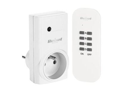 Zásuvka bezdrôtová REBEL URZ1225-3 1+1