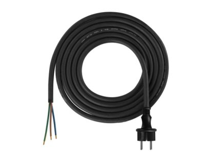 Flexo šnúra gumená 3x1,5mm2 3m čierna EMOS S03230