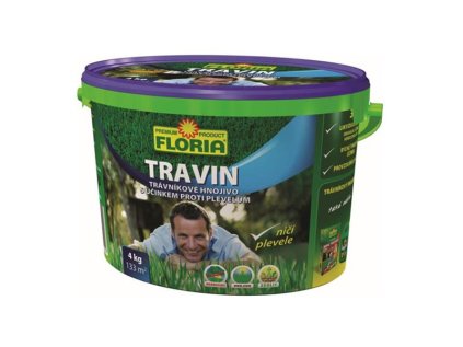 Trávnikové hnojivo FLORIA Travin 4kg
