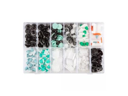 Súprava autospon pre čalúnenie vozidiel Audi NEO TOOLS 11-964 160ks