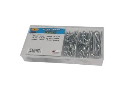 Sada pružinových závlačiek AVOSS G0409 150ks