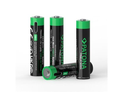 Batéria AAA (R03) nabíjací 1,5V/500mAh PATONA PT1409 4ks