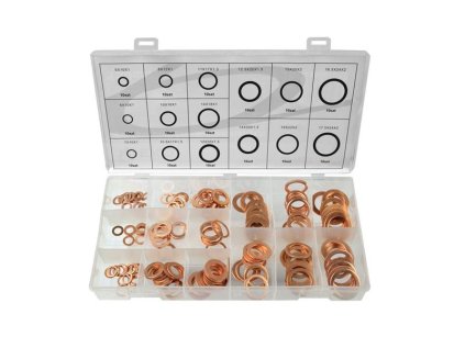 Súprava medených podložiek GEKO G02807 150ks