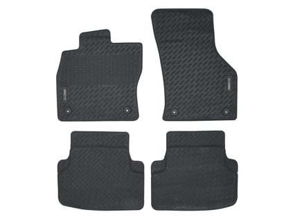 Koberce gumenné COMPASS PERFECT FIT P3 s fixáciou sada 4ks