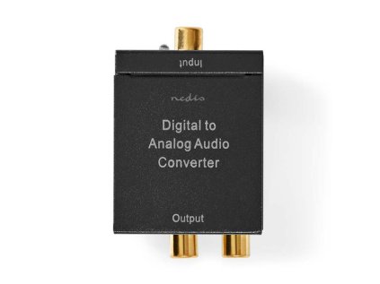 Prevodník 2x Cinch/Toslink NEDIS ACON2510BK