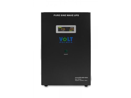 Zdroj záložný VOLT Sinus UPS 500 12V 230V 500W + baterie 40Ah Black