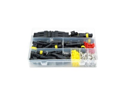 Vodotesná konektorová sada pre auto, motocykel - 254 ks