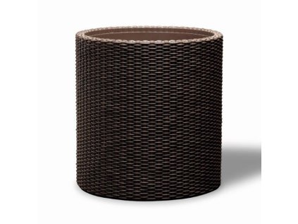 Kvetináč KETER Cylinder M Brown