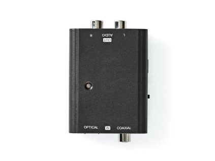 Prevodník Toslink/2x Cinch NEDIS ACON2509BK