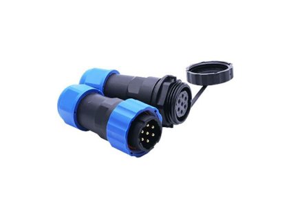 Konektor a zdierka SP/SD20-7P vodotesný na kábel
