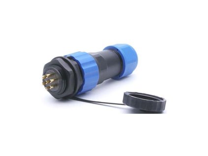 Konektor a zdierka SP/SD20-7P vodotesný na kábel a panel