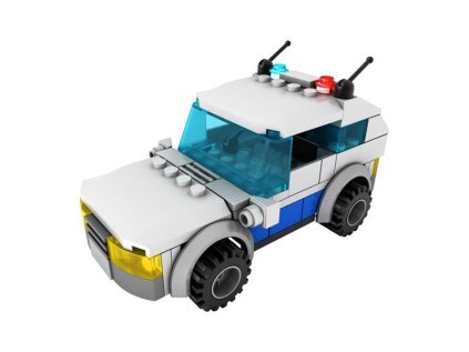 Stavebnica LIGHT STAX SHOW Hybrid Flashing Police Car