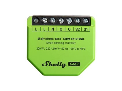 Smart ovládač osvetlenia SHELLY Dimmer Gen3 WiFi