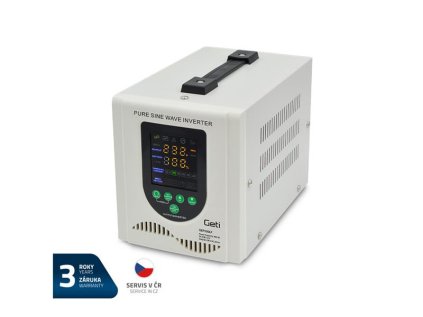 Zdroj záložný GETI GEP500LF sinus 500W (800VA)
