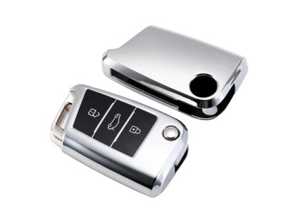 Obal na kľúče Škoda Octavia III od roku 2012 Silver Premium