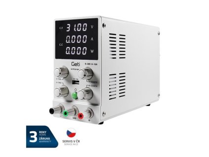Zdroj laboratórny GETI GLPS3010HW  0-30V/ 0-10A
