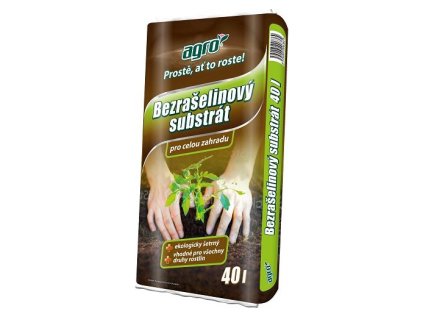 Bezrašelinový substrát AGRO 40l