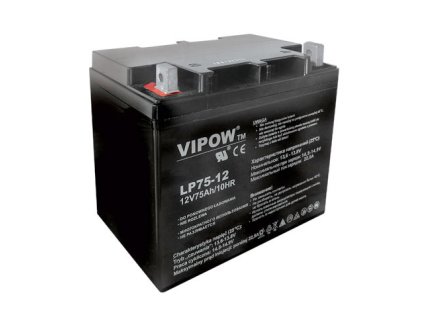 Batéria olovená 12V 75Ah VIPOW BAT0224