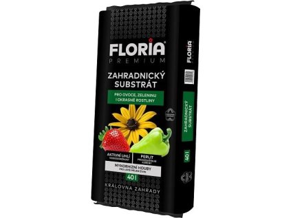 Zahradnický substrát FLORIA 40l - BLACK