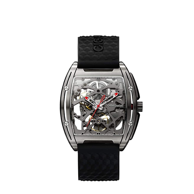 CIGA Design Náramkové hodinky Z-Series Titanium Automatic Mechanical Skeleton Black