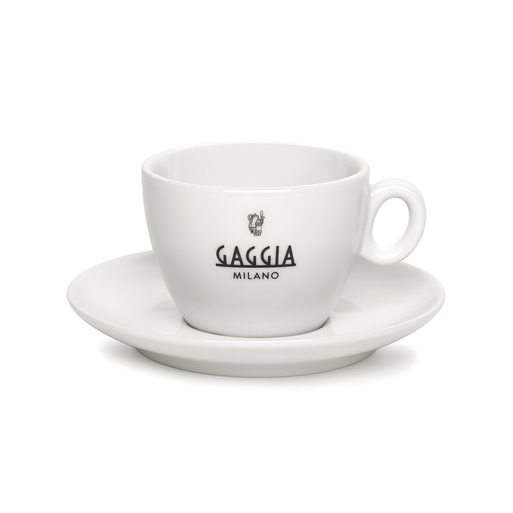 Gaggia šálky s podšálky cappuccino 4 ks