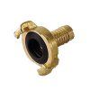 GEKA coupling 3/4" hose, brass bayonet quick coupling for water and irrigation