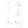Baseus Home Intelligent T2 Pro Keychain Wireless Key and Other Object Finder BT 5.0 White (FMTP000002)