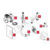 Kit for recharging layered tanks with DHW pump