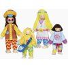 panenky hippie rodina 4 ks 251062