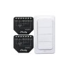 Sada 2 ovládačov žalúzií/záclon SHELLY Shutter + 4 tlačidlá BLU RC WiFi