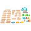 11491 legler small foot holz eisenbahn set 40teile b