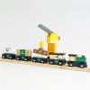 TV711 Green Train Cargo Harbour Crane